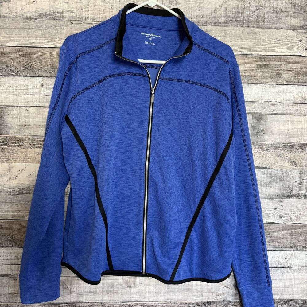 Tommy Armour Dri Logic Active Jacket Womens XL Pullover Blue Long Sleeve